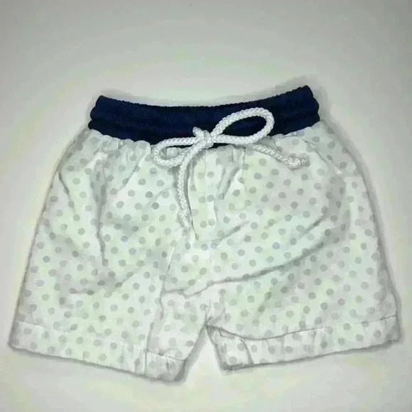 Cecil and Lou Polka Dot Swim Trunks - Picture 1 of 3